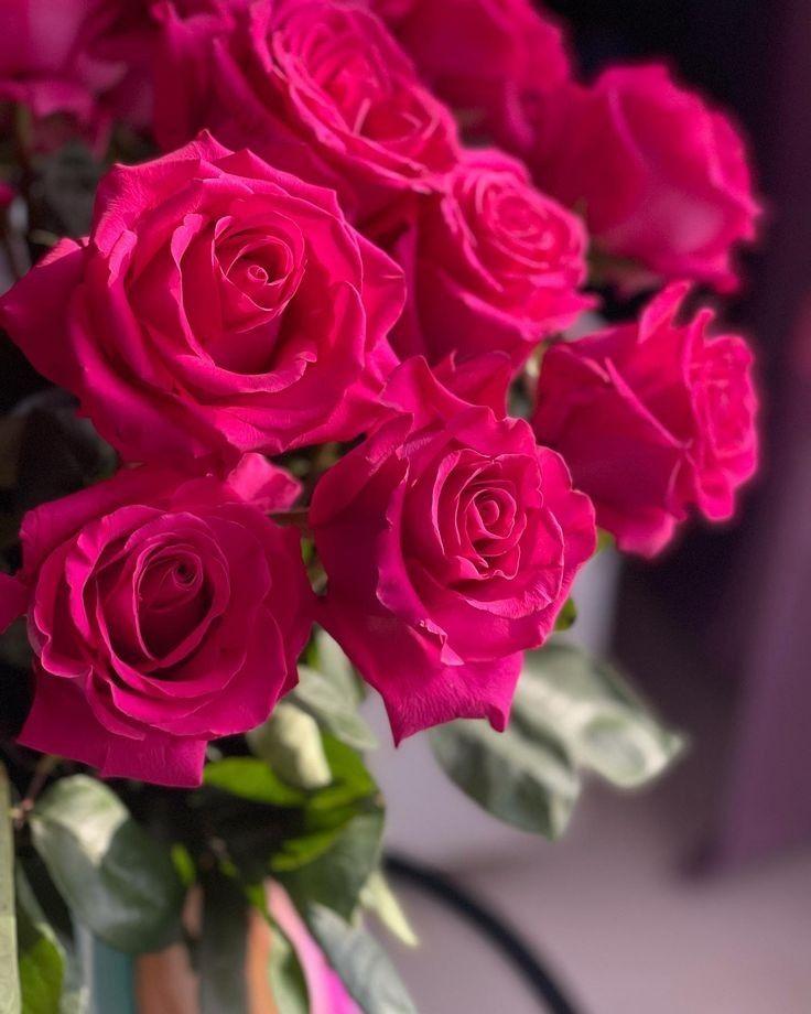 Professional floral arrangement in modern corporate setting